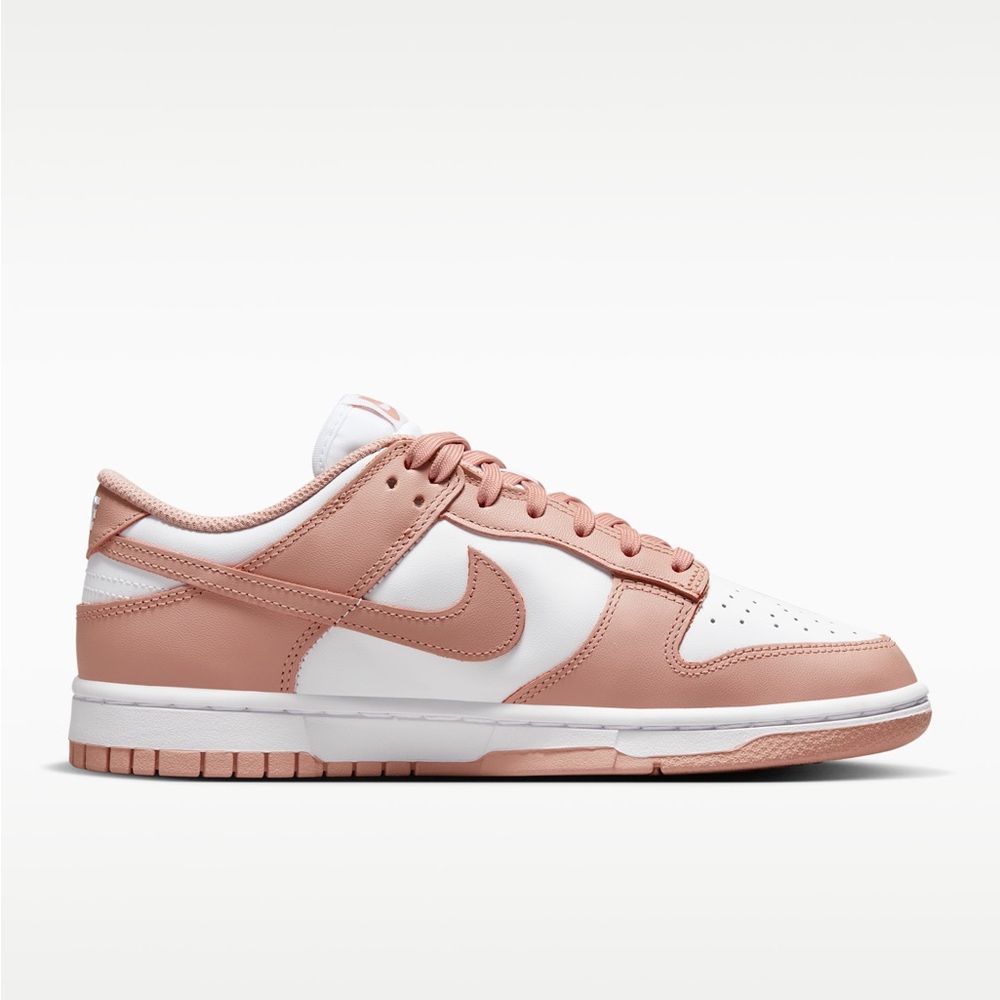 Nike White DUNK Low-Top Sneakers - Picture 6 of 9